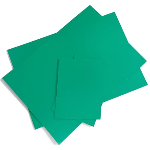 4 Stück Linoldruck Platte, Grün Linolplatten für Linolschnitt, Linoleum Print für Stempel, Bastel und Druckprojekte (2A4+2A6) von Pizens