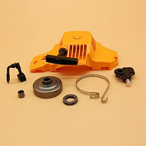 Pizgear Rückstoß-Rücklauf-Seilzugstarter Kupplungstrommel Kettenradfelge Ölpumpe Bremsbandlager Benzin-Kettensägenteile, for Partner, 350 351 Kettensägen-Rücklaufstarter Pizgear Rückstoß-Rücklauf-Seilzugstarter Kupplungstrommel Kettenradfelge Ölpumpe Bremsbandlager Benzin-Kettensägenteile, for Partner, 350 351 Kettensägen-Rücklaufstarter von Pizgear