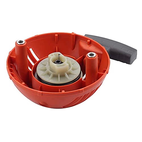 Pizgear Rückstoßstarter-Baugruppe Zubehör Kettensäge, for Husqvarna, 124 125L 125LD 125E 128L 128LD 128LDX Kettensägen-Rücklaufstarter von Pizgear