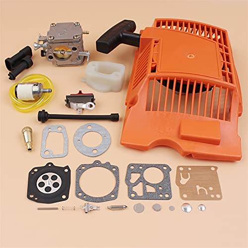 Pizgear Rückstoßstarter Vergaser Vergaser Reparatursatz Kettensäge, for Husqvarna, 61 268 272 XP 272XP 5036155-7 501806602 5034451-01 5015199-01 Kettensägen-Rücklaufstarter Pizgear Rückstoßstarter Vergaser Vergaser Reparatursatz Kettensäge, for Husqvarna, 61 268 272 XP 272XP 5036155-7 501806602 5034451-01 5015199-01 Kettensägen-Rücklaufstarter von Pizgear