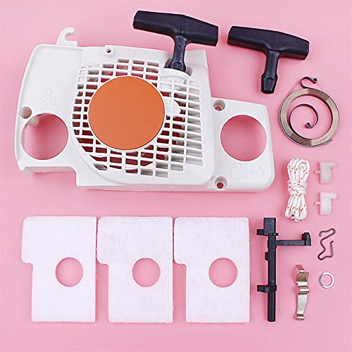 Pizgear Rückstoßstarterfeder Griffgriffseil Kettensägen-Luftfilterschalterwellen-Kontaktfeder, for STIHL, for MS180 MS170 018 017 MS 180 170 Kettensägen-Rücklaufstarter Pizgear Rückstoßstarterfeder Griffgriffseil Kettensägen-Luftfilterschalterwellen-Kontaktfeder, for STIHL, for MS180 MS170 018 017 MS 180 170 Kettensägen-Rücklaufstarter von Pizgear