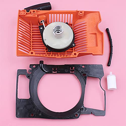 Pizgear Seilzugstarter Luftleiter Kraftstofffilter Leitungsschlauch Kettensäge Ersatzteil, for Husqvarna, 61 268 272 503615571 501659201 Kettensägen-Rücklaufstarter von Pizgear