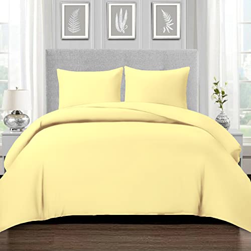 Pizuna 800 Fadenzahl aus Baumwolle Bettwäsche Mildes Gelb,100% Langstaple Baumwolle Bettbezug und Kissenbezug, 100% Baumwolle Mako Satin 3-Teilig Bettwäscheset 200x200 + 80x80 Mildes Gelb Pizuna 800 Fadenzahl aus Baumwolle Bettwäsche Mildes Gelb,100% Langstaple Baumwolle Bettbezug und Kissenbezug, 100% Baumwolle Mako Satin 3-Teilig Bettwäscheset 200x200 + 80x80 Mildes Gelb von Pizuna
