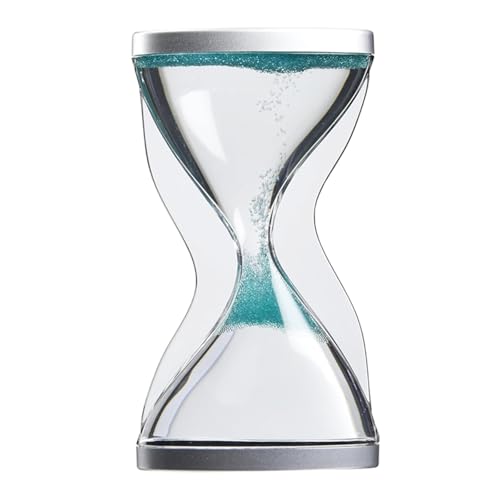 10-Minuten Anti-Gravitations Sanduhr – Premium Sensory Timer mit aufsteigendem Sand-Effekt, Vintage Acryl Deko für Büro & Zuhause, Stressabbau & Konzentrationstool(Green) von Pizzacraft