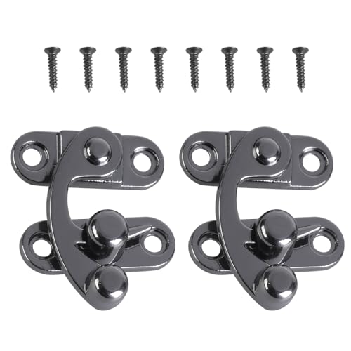 Elegante Schwarze Verschlüsse Schwung Arm Riegel Für Koffer Vogelhäuser Werkzeug Schmuckschatulle Mit Korrosions Widerstand Vogelhaus Schloss von Pjeghbvop