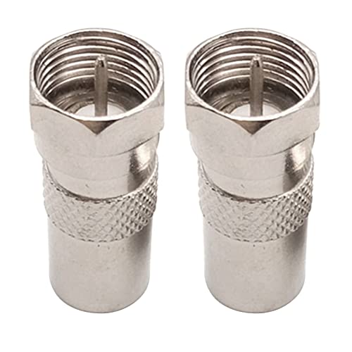 Pjeghbvop 2pcs/lot F Typ Männlicher Steckanschluss Socket An RF Coax Luftfahrt Adapter Hohe Qualität Für Set Top Box Plug Koaxial Kabel Kabel Luftanschluss von Pjeghbvop
