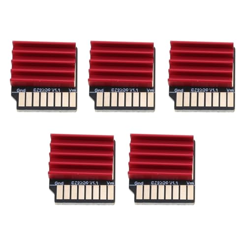 Pjeghbvop 5 Teile EZ2209 Stepper Mother Driver 3D Druckersteuerplatine Mit Heizkühlkörper Treiberanschluss von Pjeghbvop