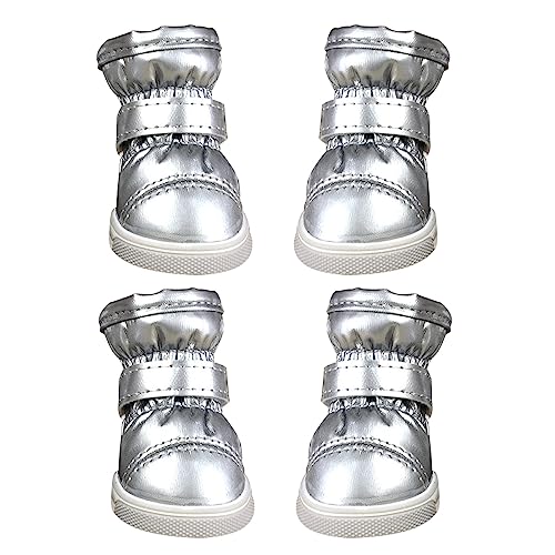 Pjeghbvop Atmungsaktuelle PU Hundestiefel Wärme Zum Schutz Der Pfotenstiefel Schuhe Winter Warmes Fleece Gurte Nicht Schlupfhund Schneestiefel Große Hunde Pjeghbvop Atmungsaktuelle PU Hundestiefel Wärme Zum Schutz Der Pfotenstiefel Schuhe Winter Warmes Fleece Gurte Nicht Schlupfhund Schneestiefel Große Hunde von Pjeghbvop