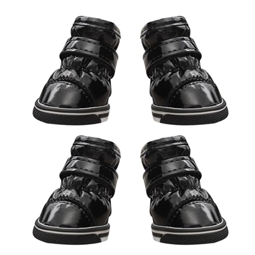 Pjeghbvop Atmungsaktuelle PU Hundestiefel Wärme Zum Schutz Der Pfotenstiefel Schuhe Winter Warmes Fleece Gurte Nicht Schlupfhund Schneestiefel Große Hunde Pjeghbvop Atmungsaktuelle PU Hundestiefel Wärme Zum Schutz Der Pfotenstiefel Schuhe Winter Warmes Fleece Gurte Nicht Schlupfhund Schneestiefel Große Hunde von Pjeghbvop