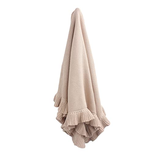 Pjeghbvop Baumwollgestricke Babydecke Empfangen Sie Häkelgestricke Decken Sicher Und Weich Für Neugeborene Jungen Mädchen 40x30 Zoll Trikot von Pjeghbvop