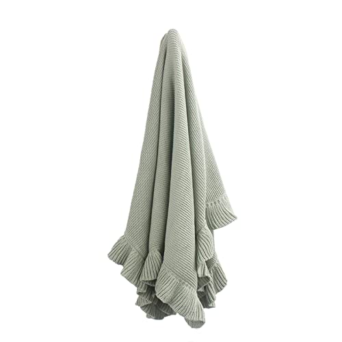 Pjeghbvop Baumwollgestricke Babydecke Empfangen Sie Häkelgestricke Decken Sicher Und Weich Für Neugeborene Jungen Mädchen 40x30 Zoll Trikot von Pjeghbvop