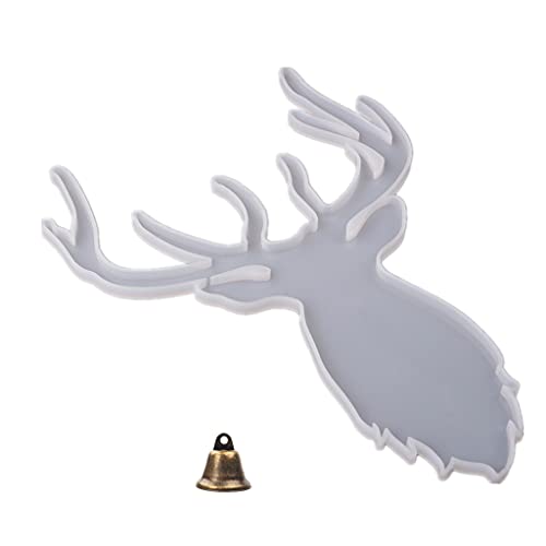 Pjeghbvop Weihnachtsgeweih Hirsch Für Epoxidharzform Mit Glockentür Schild Silikon Mou Harzform Schmuckohrringe Pjeghbvop Weihnachtsgeweih Hirsch Für Epoxidharzform Mit Glockentür Schild Silikon Mou Harzform Schmuckohrringe von Pjeghbvop