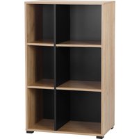 PLACES OF STYLE Aktenregal "Moid," Bücherregal, Maße 64,5x40x106 cm, 6 Fächer für viel Stauraum PLACES OF STYLE Aktenregal "Moid," Bücherregal, Maße 64,5x40x106 cm, 6 Fächer für viel Stauraum von Places Of Style