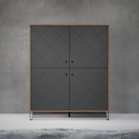 PLACES OF STYLE Highboard "Molveno" 1 Stk. tlg. Highboard mit 4 Türen & Soft-Close - (B/T/H) 123/40/136 cm von Places Of Style