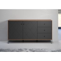 PLACES OF STYLE Sideboard "Molveno" 1 Stk. tlg. Sideboard, 2 Türen, 3 Schubkasten & Soft-Close - (B/T/H) 183/40/76 cm von Places Of Style
