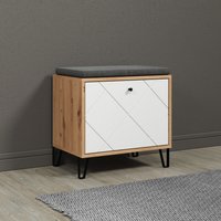 PLACES OF STYLE Sitzauflage "Tarragona" Sitzauflage in Dunkelgrau für Bänke und Hocker - (B/T/H) 63/38/5 cm von Places Of Style