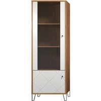 PLACES OF STYLE Standvitrine "Tarragona" Standvitrine mit 2 Türen - (B/T/H) 63/40/172 cm von Places Of Style