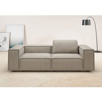 Places of Style 2-Sitzer "Watertown, modernes Sofa 246 cm breit, auch in Feincord", stilvolles Sofa für 2 Personen mit extra breiter Sitzfläche von Places Of Style