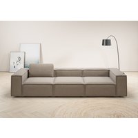 Places of Style 3,5-Sitzer "Watertown, modernes Big-Sofa XXL, 336 cm Breite, auch in Feincord", Riesiges Designersofa mit viel Platz & weichen Bezügen in Trendfarben von Places Of Style