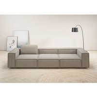 Places of Style 3,5-Sitzer "Watertown, modernes Big-Sofa XXL, 336 cm Breite, auch in Feincord", Riesiges Designersofa mit viel Platz & weichen Bezügen in Trendfarben von Places Of Style