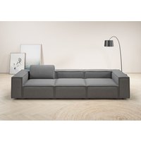 Places of Style 3,5-Sitzer "Watertown, modernes Big-Sofa XXL, 336 cm Breite, auch in Feincord", Riesiges Designersofa mit viel Platz & weichen Bezügen in Trendfarben von Places Of Style