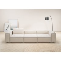 Places of Style 3,5-Sitzer "Watertown, modernes Big-Sofa XXL, 336 cm Breite, auch in Feincord", Riesiges Designersofa mit viel Platz & weichen Bezügen in Trendfarben von Places Of Style