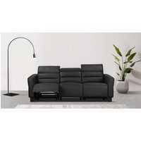 Places of Style 3-Sitzer "Carpari, 224cm, manuelle od. elektrische Relaxfunktion in 2 Sitzen", mit USB-A/C, Kopfteilverstellung, Echtleder, Kunstleder, Webstoff von Places Of Style
