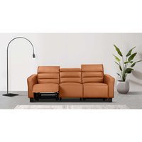 Places of Style 3-Sitzer "Carpari, 224cm, manuelle od. elektrische Relaxfunktion in 2 Sitzen", mit USB-A/C, Kopfteilverstellung, Echtleder, Kunstleder, Webstoff von Places Of Style