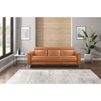 Places of Style 3-Sitzer Lund, in Leder und Webstoff lieferbar von home affaire
