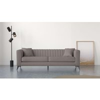 Places of Style 4-Sitzer "MATTHEW elegantes Designsofa, Maße B/T/H: 231/86/74 cm", XXL, Steppung im Rücken, lose Sitzkissen, incl 2. Zierkissen von Places Of Style