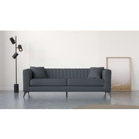 Places of Style 4-Sitzer "MATTHEW elegantes Designsofa, Maße B/T/H: 231/86/74 cm", XXL, Steppung im Rücken, lose Sitzkissen, incl 2. Zierkissen von Places Of Style