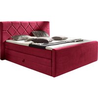 Places of Style Boxspringbett "Atlanta", inklusive Topper und Bettkasten von Places Of Style