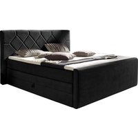 Places of Style Boxspringbett "Atlanta", inklusive Topper und Bettkasten von Places Of Style