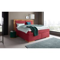 Places of Style Boxspringbett "Cup", mit Massivholzrahmen, mit Topper, in 2 Härtegraden, in 3 Breiten von Places Of Style