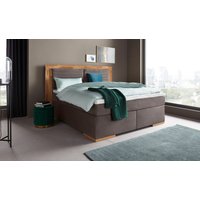 Places of Style Boxspringbett "Cup", mit LED-Beleuchtung, Massivholzrahmen und Topper, in 2 Härtegraden Places of Style Boxspringbett "Cup", mit LED-Beleuchtung, Massivholzrahmen und Topper, in 2 Härtegraden von Places Of Style