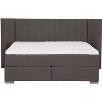 Places of Style Boxspringbett "Piazza", mit Steppung und Kopfteil mit seitlichen Flügeln von Places Of Style