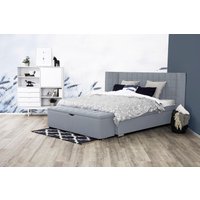 Places of Style Boxspringbett "Piazza", mit Steppung und Kopfteil mit seitlichen Flügeln von Places Of Style