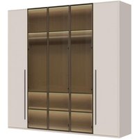 Places of Style Drehtürenschrank "Opera Parsol-Glastüren, LED-Innenbeleuchtung, mit und ohne Kranz", Glastüren, UV-Lack, LED-Innenbeleuchtung, Soft-Close-Funktion Places of Style Drehtürenschrank "Opera Parsol-Glastüren, LED-Innenbeleuchtung, mit und ohne Kranz", Glastüren, UV-Lack, LED-Innenbeleuchtung, Soft-Close-Funktion von Places Of Style