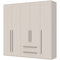 Places of Style Drehtürenschrank "Opera mit oder ohne Kranz inkl. LED-Bel.,B92,137,182 oder 227 cm", UV lackiert, Soft Close Funktion, Höhenverstellbare Füße von Places Of Style
