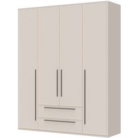 Places of Style Drehtürenschrank "Opera mit oder ohne Kranz inkl. LED-Bel.,B92,137,182 oder 227 cm", UV lackiert, Soft Close Funktion, Höhenverstellbare Füße von Places Of Style
