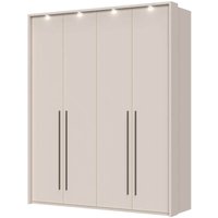 Places of Style Drehtürenschrank "Opera mit oder ohne Kranz inkl. LED-Beleuchtung, B: 92,137 oder 182 cm", UV lackiert, Soft Close Funktion, Höhenverstellbare Füße von Places Of Style