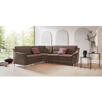 Places of Style Ecksofa "Cardoso L-Form", mit Trapezecke für mehr Sitzkomfort, wahlweise auch mit Bettfunktion von Places Of Style