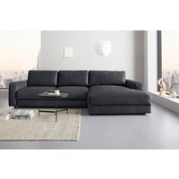 Places of Style Ecksofa "Bloomfield, elegant, viel Platz, Mega Couch, Breite 303cm, L-Form", extra tiefe Sitzfläche, wahlweise mit Sitztiefenverstellung von Places Of Style