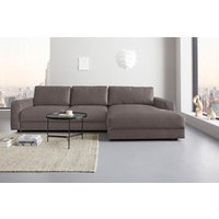 Places of Style Ecksofa "Bloomfield, elegant, viel Platz, Mega Couch, Breite 303cm, L-Form", extra tiefe Sitzfläche, wahlweise mit Sitztiefenverstellung von Places Of Style