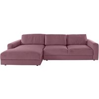 Places of Style Ecksofa "Bloomfield, elegant, viel Platz, Mega Couch, Breite 303cm, L-Form", extra tiefe Sitzfläche, wahlweise mit Sitztiefenverstellung von Places Of Style