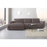 Places of Style Ecksofa "Bloomfield, elegant, viel Platz, Mega Couch, Breite 303cm, L-Form", extra tiefe Sitzfläche, wahlweise mit Sitztiefenverstellung von Places Of Style