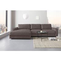 Places of Style Ecksofa "Bloomfield, elegant, viel Platz, Mega Couch, Breite 303cm, L-Form", extra tiefe Sitzfläche, wahlweise mit Sitztiefenverstellung von Places Of Style