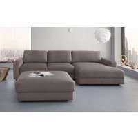 Places of Style Ecksofa "Bloomfield, bequem und elegant, L-Form", wahlweise mit Bettfunktion und Bettkasten von Places Of Style