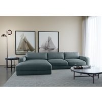 Places of Style Ecksofa "Bloomfield, elegant, viel Platz, Mega Couch, Breite 303cm, L-Form", extra tiefe Sitzfläche, wahlweise mit Sitztiefenverstellung von Places Of Style
