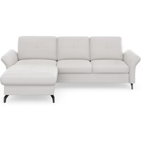 Places of Style Ecksofa "Calando L-Form", wahlweise mit Bettfunktion, Bettkasten und Armteilfunktion von Places Of Style